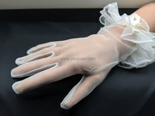 Load image into Gallery viewer, FS-016 - 9 inches Ruffle Cuff Knit Jersey Gloves (1 colour)