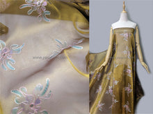 將圖片載入圖庫檢視器 FS-51305 - India Hand-drawn Pattern Stiff Organza with Embroidery (2 Colours)
