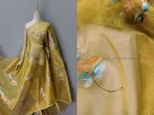 Load image into Gallery viewer, FS-11207 - India Hand-drawn pattern Stiff Organza (3 Colours)