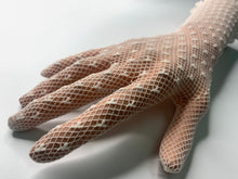 Load image into Gallery viewer, FS-024 - 17 inches Dotted Netting Gloves (1 Colour)