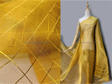 Load image into Gallery viewer, FS-1156 - India Metallic "Check" Two-tone Organza (9 Colours)
