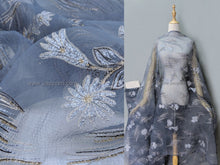 Load image into Gallery viewer, FS-11090 - India Embroidery Crushed Organza (5 Colours)