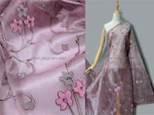 Load image into Gallery viewer, FS-11205 - India Hand-drawn Pattern Stiff Organza (3 Colours)