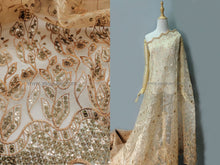 Load image into Gallery viewer, FS-6332 - Korea Sequin Organza Lace (6 Colours)