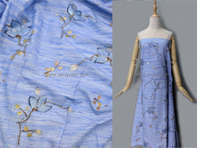 Load image into Gallery viewer, FS-2114402 - India Crushed Pongee with Embroidery (5 Colours)