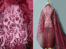 Load image into Gallery viewer, FS-6332 - Korea Sequin Organza Lace (6 Colours)