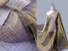 Load image into Gallery viewer, FS-1156 - India Metallic "Check" Two-tone Organza (9 Colours)