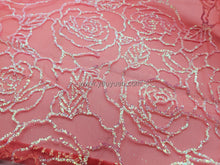 Load image into Gallery viewer, FS-09914 - Taiwan Sequined Tricot Fabric (2 Colours)