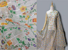 Load image into Gallery viewer, FS-10431 - India Stiff Organza with Hand Drawings (1 Colour)