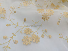 Load image into Gallery viewer, FS-1046 - India Stiff Organza with Hand Drawings (1 Colour)