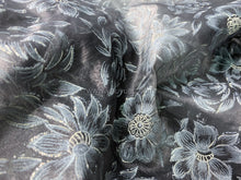 Load image into Gallery viewer, FS-1047 - India Hand-drawn Pattern Soft Organza (1 Colour)