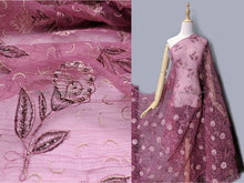 Load image into Gallery viewer, FS-11089 - India Embroidery Crushed Organza (4 Colour)