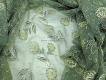 Load image into Gallery viewer, FS-11089 - India Embroidery Crushed Organza (4 Colour)