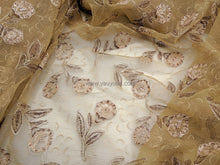 Load image into Gallery viewer, FS-11089 - India Embroidery Crushed Organza (4 Colour)