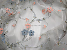 Load image into Gallery viewer, FS-11205 - India Hand-drawn Pattern Stiff Organza (3 Colours)