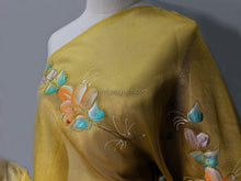 Load image into Gallery viewer, FS-11207 - India Hand-drawn pattern Stiff Organza (3 Colours)