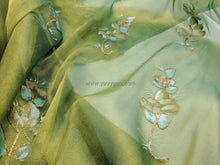 Load image into Gallery viewer, FS-11207 - India Hand-drawn pattern Stiff Organza (3 Colours)