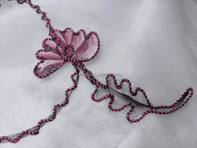 Load image into Gallery viewer, FS-11396 - India Rope-stitching Hand-drawn Pattern Stiff Organza (1 Colour)