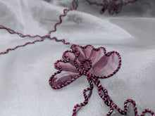 Load image into Gallery viewer, FS-11396 - India Rope-stitching Hand-drawn Pattern Stiff Organza (1 Colour)