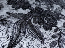 Load image into Gallery viewer, FS-114CS - Indonesia Sequin Netting Lace (2 Colours)