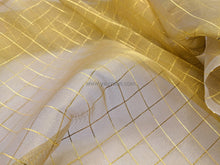 Load image into Gallery viewer, FS-1156 - India Metallic "Check" Two-tone Organza (9 Colours)