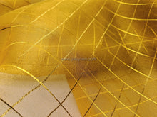 Load image into Gallery viewer, FS-1156 - India Metallic "Check" Two-tone Organza (9 Colours)