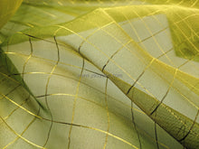 Load image into Gallery viewer, FS-1156 - India Metallic "Check" Two-tone Organza (9 Colours)