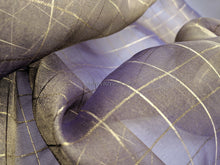 Load image into Gallery viewer, FS-1156 - India Metallic "Check" Two-tone Organza (9 Colours)