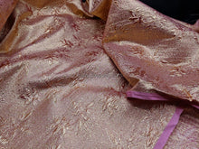 Load image into Gallery viewer, FS-121602 - India Metallic "Maple Leaf" Brocade (7 Colours)