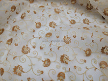 Load image into Gallery viewer, FS-1229 - India Hot Stamping Pattern Stiff Organza with Glitter (5 Colours)