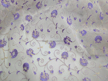 Load image into Gallery viewer, FS-1229 - India Hot Stamping Pattern Stiff Organza with Glitter (5 Colours)