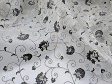 Load image into Gallery viewer, FS-1229 - India Hot Stamping Pattern Stiff Organza with Glitter (5 Colours)