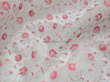 Load image into Gallery viewer, FS-1229 - India Hot Stamping Pattern Stiff Organza with Glitter (5 Colours)