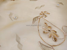 Load image into Gallery viewer, FS-1251 - India Hand-drawn Pattern Stiff Organza with Embroidery (4 Colours)