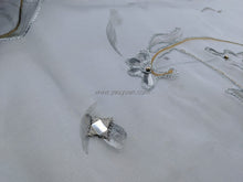 Load image into Gallery viewer, FS-1251 - India Hand-drawn Pattern Stiff Organza with Embroidery (4 Colours)