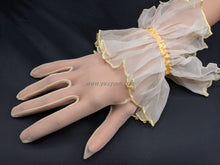 Load image into Gallery viewer, FS-1290 - 9 inches Chiffon Ruffle Cuff Knit Jersey Gloves (2 colours)