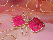 Load image into Gallery viewer, FS-1336348 - India Stiff Organza with Embroidery (1 Colour)