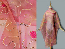 Load image into Gallery viewer, FS-1336348 - India Stiff Organza with Embroidery (1 Colour)