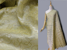Load image into Gallery viewer, FS-1339 - India Gold thread Embroidered Mesh (2 Colours)