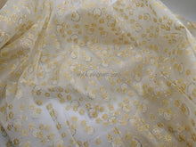 Load image into Gallery viewer, FS-1711 - India "Daisy" Pattern Stiff Organza with Glitter (1 Colour)