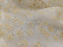 Load image into Gallery viewer, FS-1711 - India "Daisy" Pattern Stiff Organza with Glitter (1 Colour)
