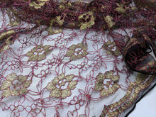 Load image into Gallery viewer, FS-1989A - Indonesia Metallic Cord Lace (9 Colours)