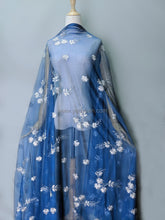 Load image into Gallery viewer, FS-21049 - India Silver thread Embroidered Mesh (3 Colours)