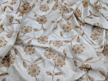 Load image into Gallery viewer, FS-21055 - India Crushed Pongee with Embroidery (2 Colours)