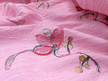 Load image into Gallery viewer, FS-2114402 - India Crushed Pongee with Embroidery (5 Colours)