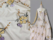 Load image into Gallery viewer, FS-21253 - India Crushed Pongee with Embroidery (3 Colours)