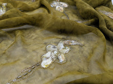 Load image into Gallery viewer, FS-21347 - India Hand-drawn pattern Chiffon with Embroidery (6 Colours)