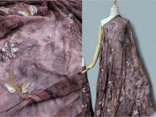 Load image into Gallery viewer, FS-21347 - India Hand-drawn pattern Chiffon with Embroidery (6 Colours)