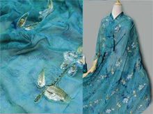 Load image into Gallery viewer, FS-21347 - India Hand-drawn pattern Chiffon with Embroidery (6 Colours)