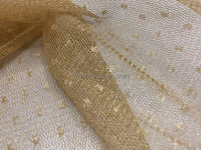 Load image into Gallery viewer, FS-21466A - India Metallic Dotted Net (2 Colours)